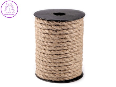 Jutová šňůra kroucená Ø8 mm