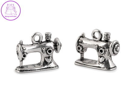 Přívěsek šicí stroj 13x16 mm