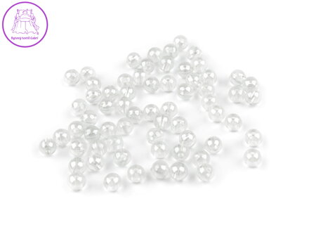 Plastové korálky Ø6 mm