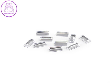 Nažehlovací kamínky hotfix obdélníček rovné broušení 3x7 mm