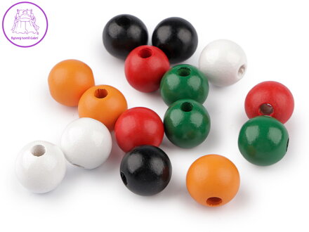 Dřevěné korálky Ø16 mm