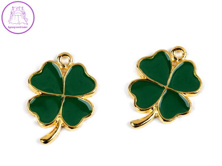 Přívěsek čtyřlístek 17x23 mm