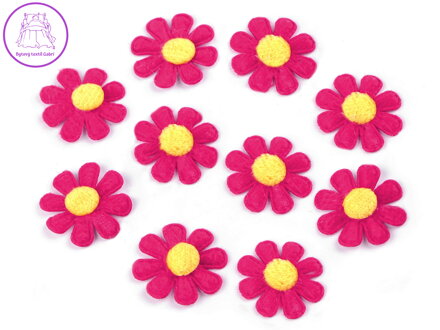 Květ z filcu Ø27 mm