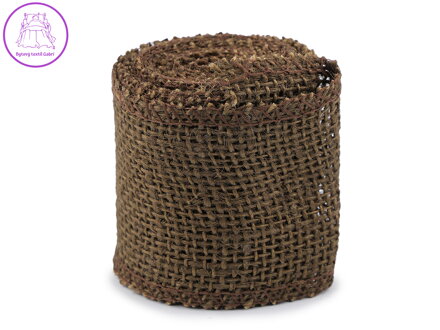 Jutová stuha přírodní šíře 60 mm