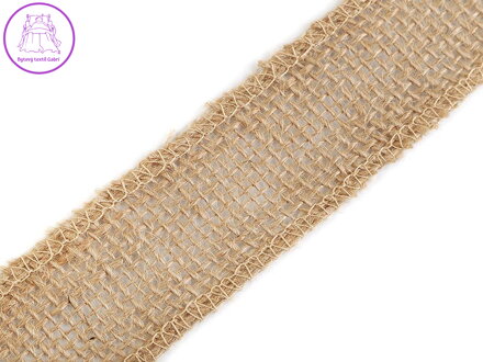 Jutová stuha šíře 35 mm