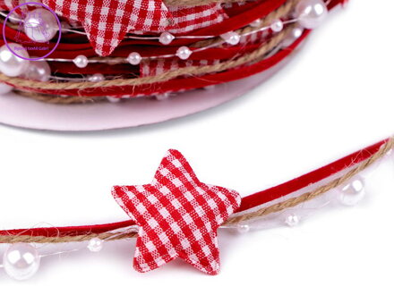 Stuha hvězdy a perly, vánoční