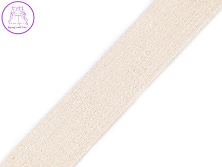 Bavlněný popruh šíře 25 mm