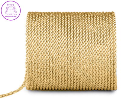 Šňůra kroucená s lurexem Ø3 mm