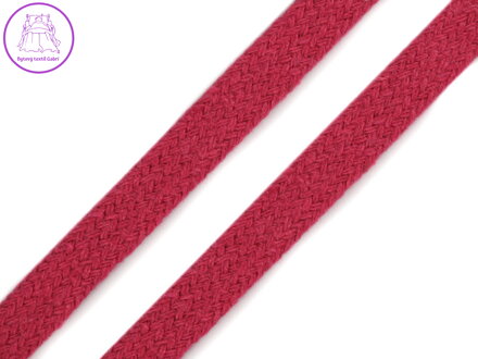 Šňůra plochá / dutinka šíře 10 mm