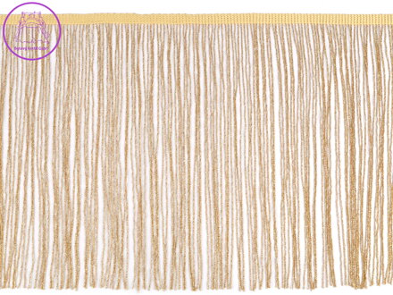 Třásně šíře 25 cm s lurexem