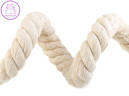 Bavlněná šňůra kroucená Ø20 mm