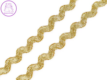 Prýmek / hadovka s lurexem šíře 5 mm