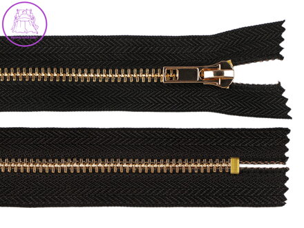 Kovový zip No 5 délka 16 cm (jeansový)