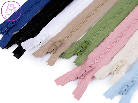 Kostěný zip YKK No 3 délka 30 cm