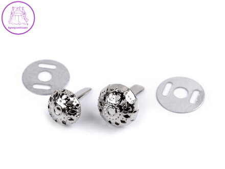 Dvounožkový hřeb / kovové nožičky na kabelky filigrán Ø10 mm; 12 mm