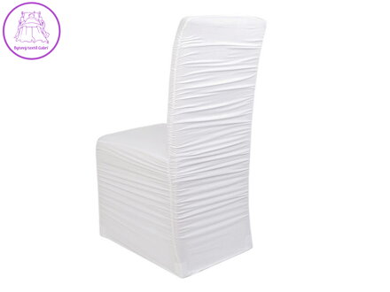 Elastický návlek na židle  řasený