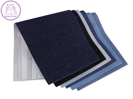 Nažehlovací záplaty riflové 17x43 cm