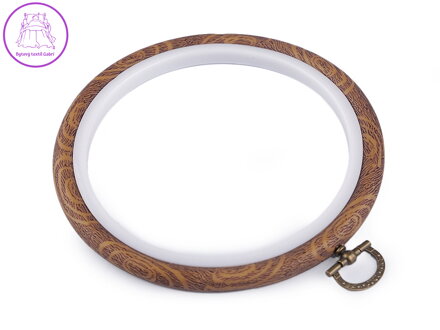 Vyšívací kruh / rámeček k zavěšení Ø12 cm