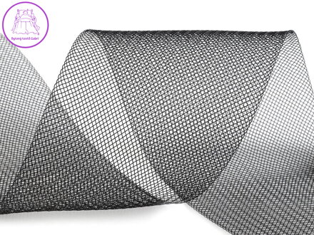 Modistická krinolína na vyztužení šatů a výrobu fascinátorů šíře 10 cm