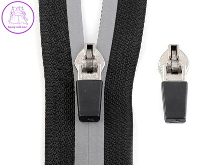 Jezdec ke spirálovým reflexním zipům 5 mm