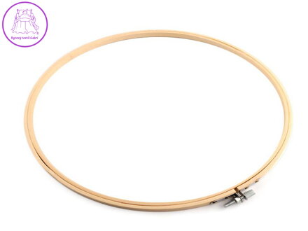 Vyšívací kruh bambusový, velký Ø29 cm