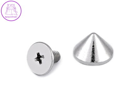 Ozdobný šroubovací hrot / nýt / nožičky na kabelky Ø9,5 mm