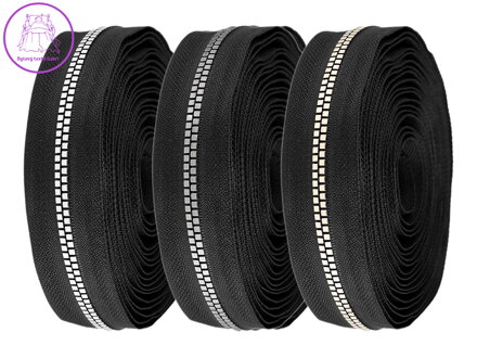 Zip kostěný šíře 5 mm kostičky metráž