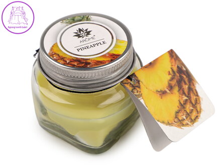 Malá vonná svíčka ve skle s jmenovkou 28 g