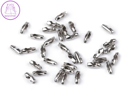 Spojka / koncovka na kuličkový řetízek 3x8 mm