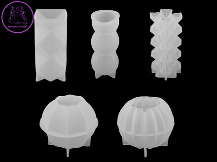 Silikonová forma na výrobu svíček a odlitků