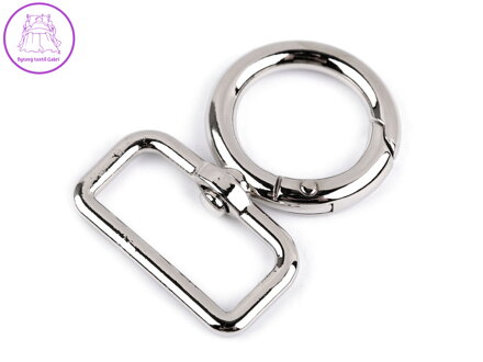 Kovová karabina průvlek 25 mm