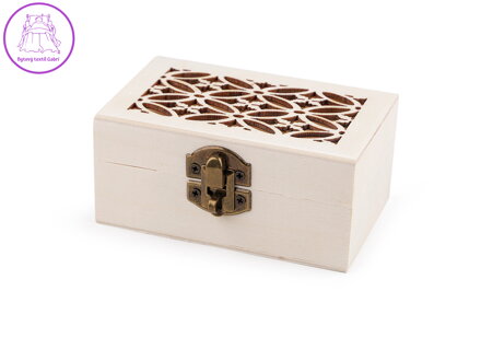 Dřevěná krabička k dozdobení