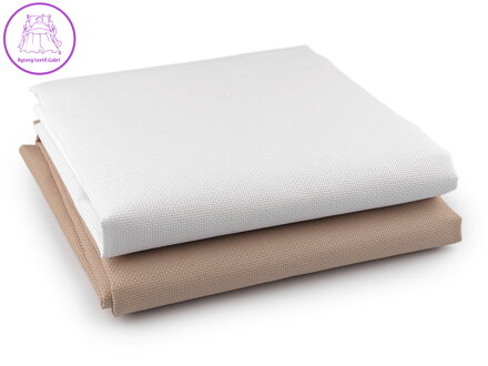 Vyšívací tkanina kanava šíře 148 cm 56 oček