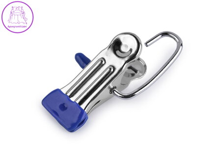 Háček kovový na zboží s klipem