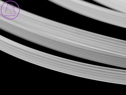 Kostice plastová plochá vroubkovaná šíře 6 mm