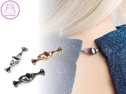 Kovové ozdobné zapínání 10x36 mm