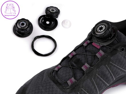 Samozavazovací tkaničky do bot s otočným utahováním