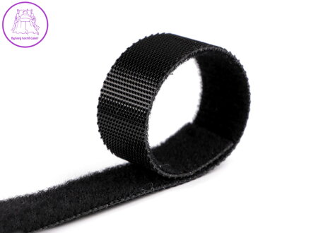 Nízkoprofilový suchý zip šíře 15 mm oboustranný, pro domácnost a zahradu