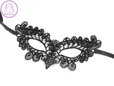 Karnevalová maska - škraboška krajková