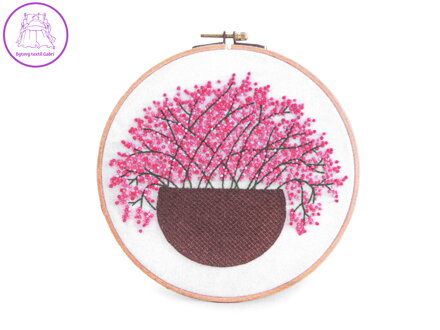 Dárková sada na vyšívání s předtištěným motivem