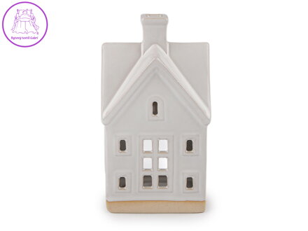 Keramická chaloupka / domeček na svíčku