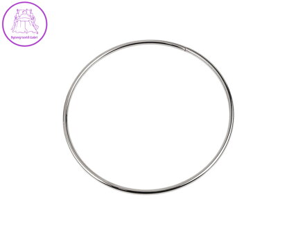 Kovový kruh / ucho na tašku Ø16 cm