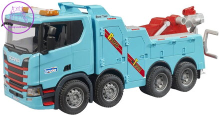 BRUDER 03553 Auto Scania Super 560R odtahovka na baterie Světlo Zvuk