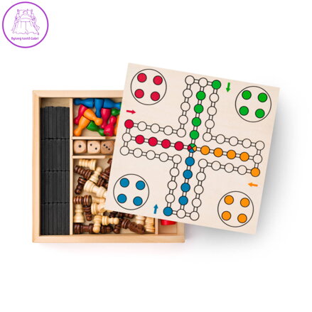 POPULAR Soubor her magnetický v dřevěné krabičce