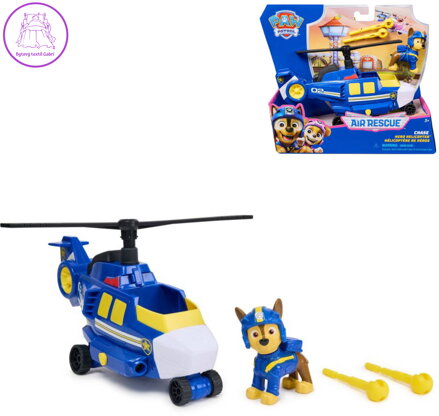 SPIN MASTER Tlapková Patrola herní set tématické letadlo + figurka Chase