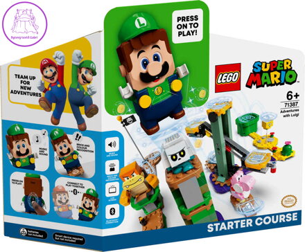 LEGO SUPER MARIO Dobrodružství s Luigim startovací set 71387 STAVEBNICE