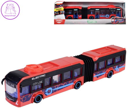 DICKIE Autobus kloubový městský Volvo 7900E volný chod plast