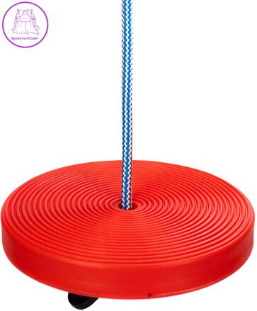 Houpačka kruh 27cm dětská závěsná nosnost 30kg plast 3 barvy