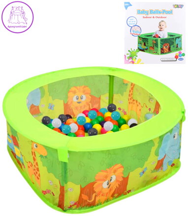 Ohrádka baby bazének set s 50 kuličkami 75x75x30cm pro miminko