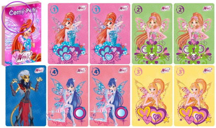 AKIM Hra karetní Černý Petr Winx Club *SPOLEČENSKÉ HRY*
